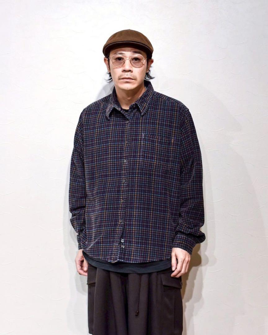 Wrangler コーデュロイチェックシャツ