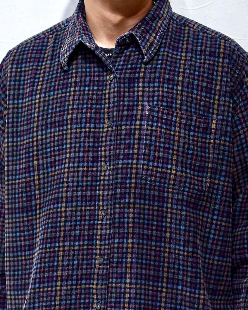 Wrangler コーデュロイチェックシャツ