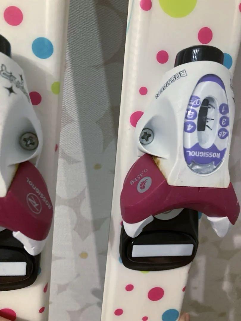 新品スキーケース付！ジュニア130 スキーセット 女の子