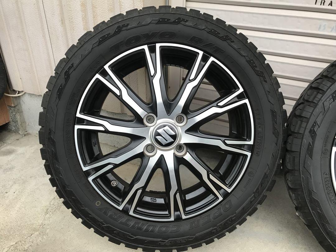 軽自動車　15インチ タイヤホイールセット　1／4 (4本まとめ販売用)