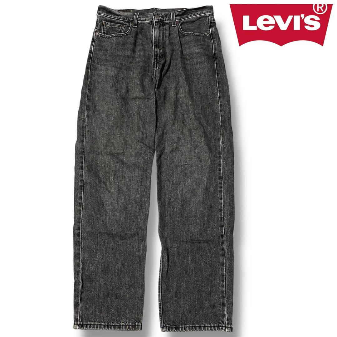 【即完売】LEVI'S ワイド 希少!!STAY LOOSE ブラックデニム L