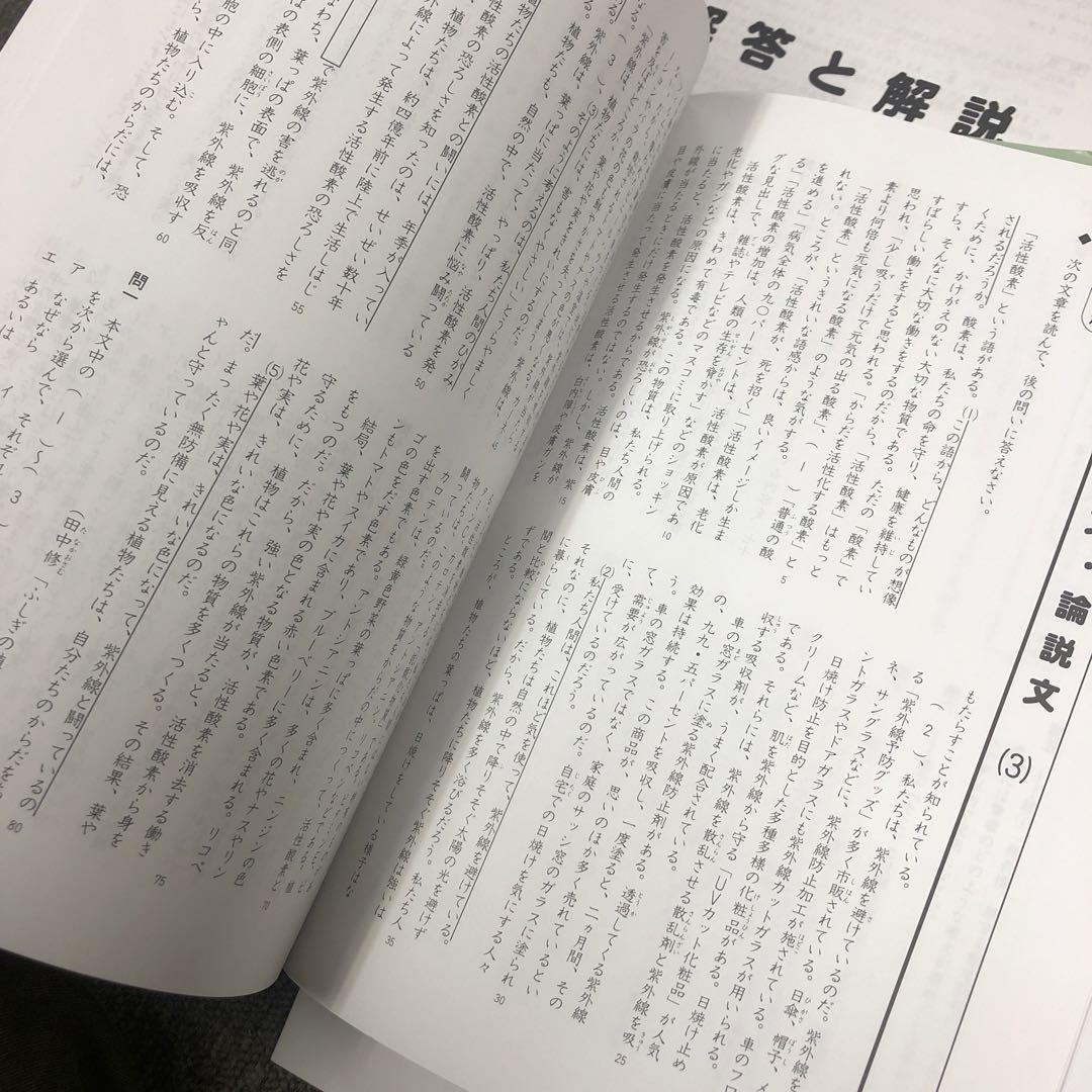 四谷大塚6年　夏期講習テキスト国算理社　2024年度版