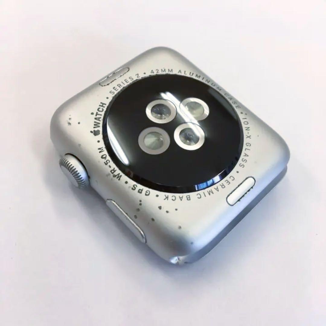 新品本物保証 apple シルバー 42mm アップルウォッチ 1Ikju-m87943408045 watch series2 新品セール