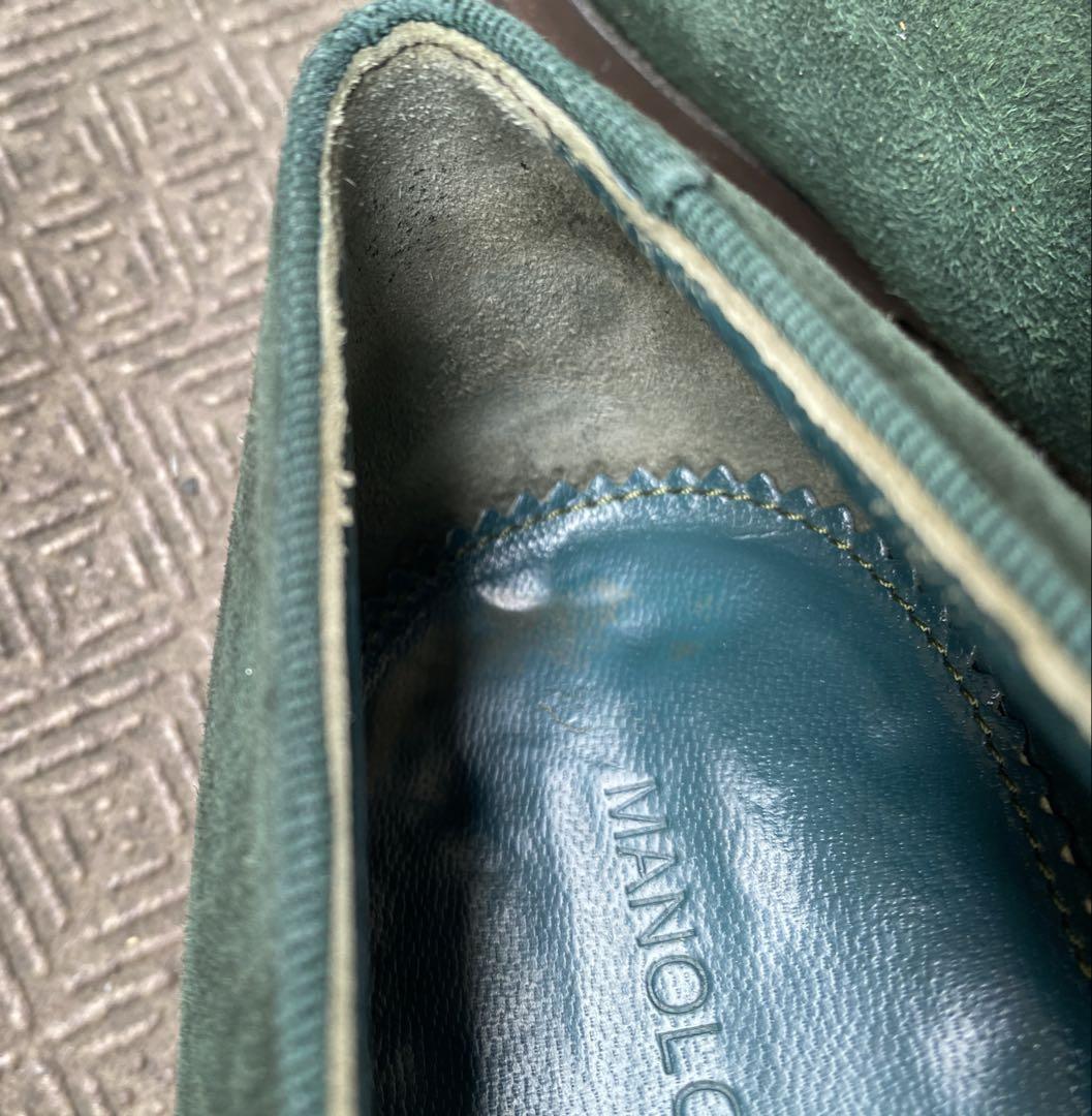 MANOLO BLAHNIK オペラシューズ スエード 6