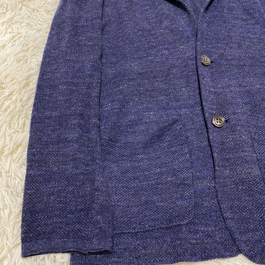 美品✨】グリーンレーベルリラクシング 麻100%ジャケット