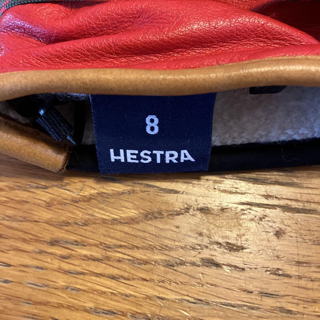 Hestra レザー スキーグローブ サイズ8