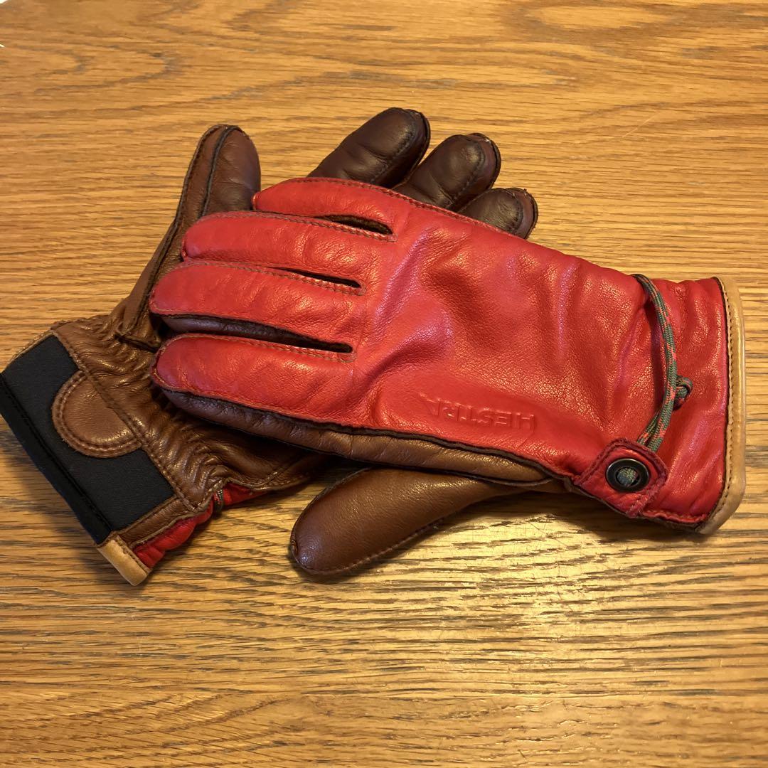 Hestra レザー スキーグローブ サイズ8