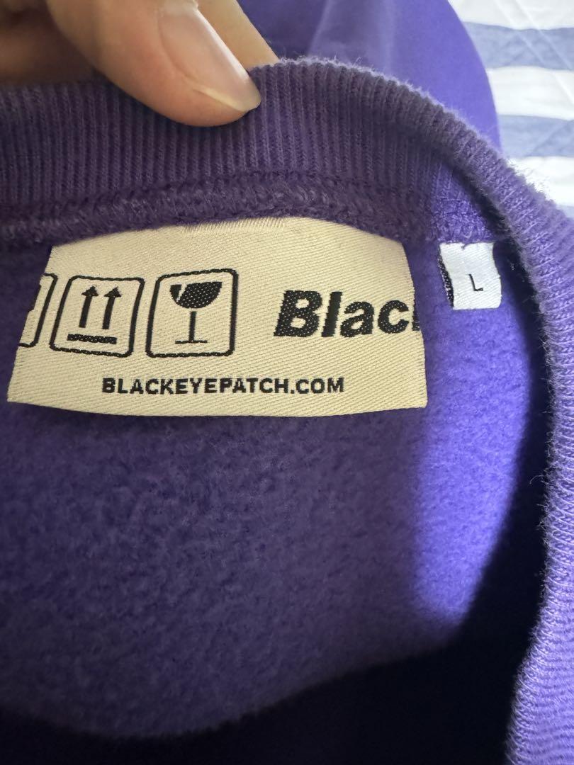 Black eye patch スウェット