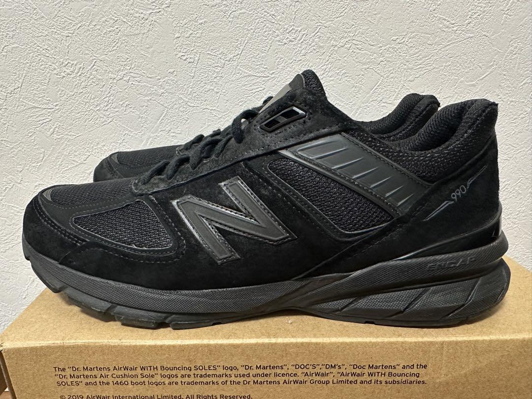 M990 BB5 29cm 2019年製 V5 トリプルブラック オール M990 BB5 29.5cm 2019年製 V5 トリプルブラック オール