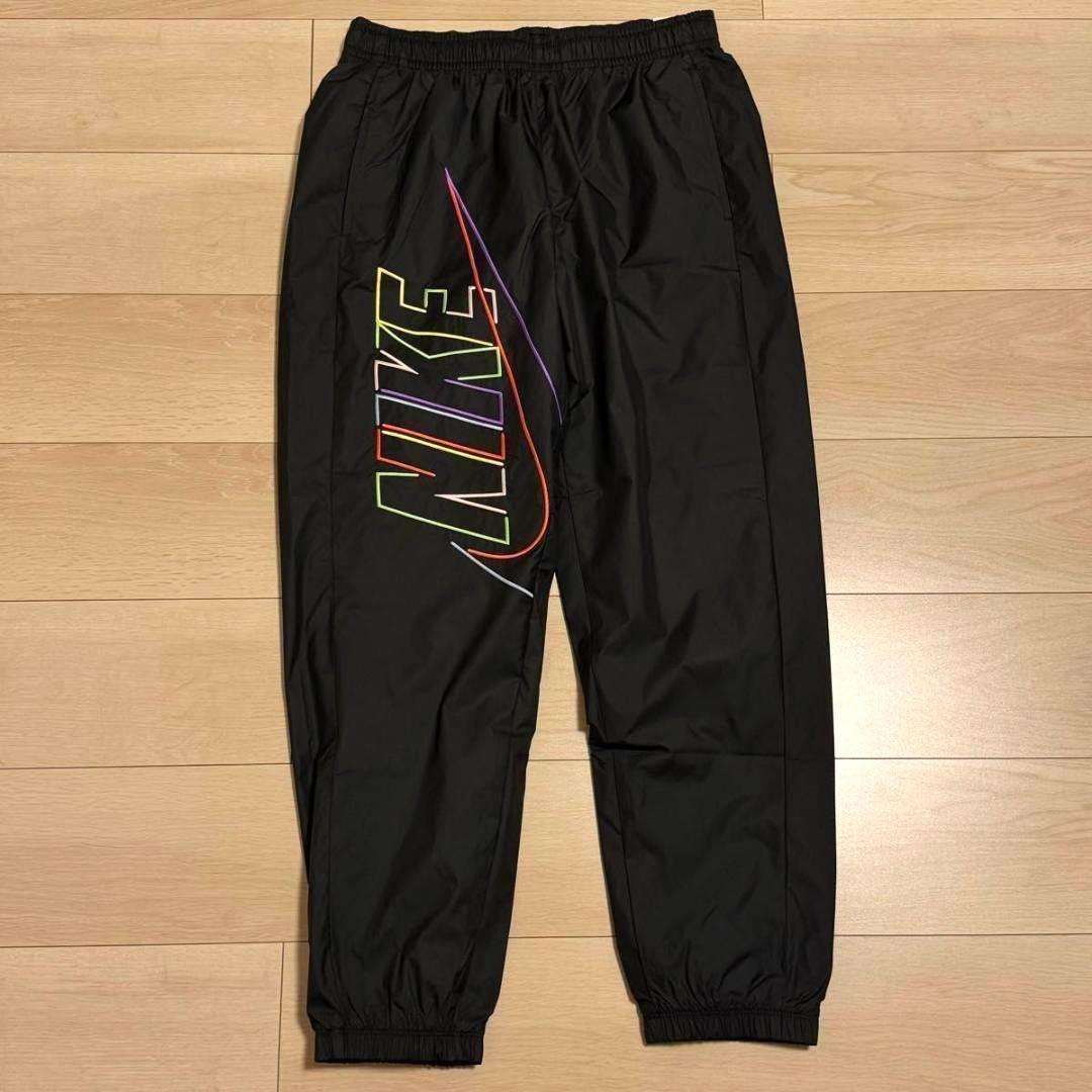 ナイキ ナイロンジャケット セットアップ 上下 黒 NIKE 新品 L