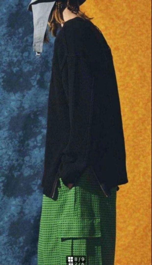 MAISON SPECIAL インサイドアウト サイドジップニット