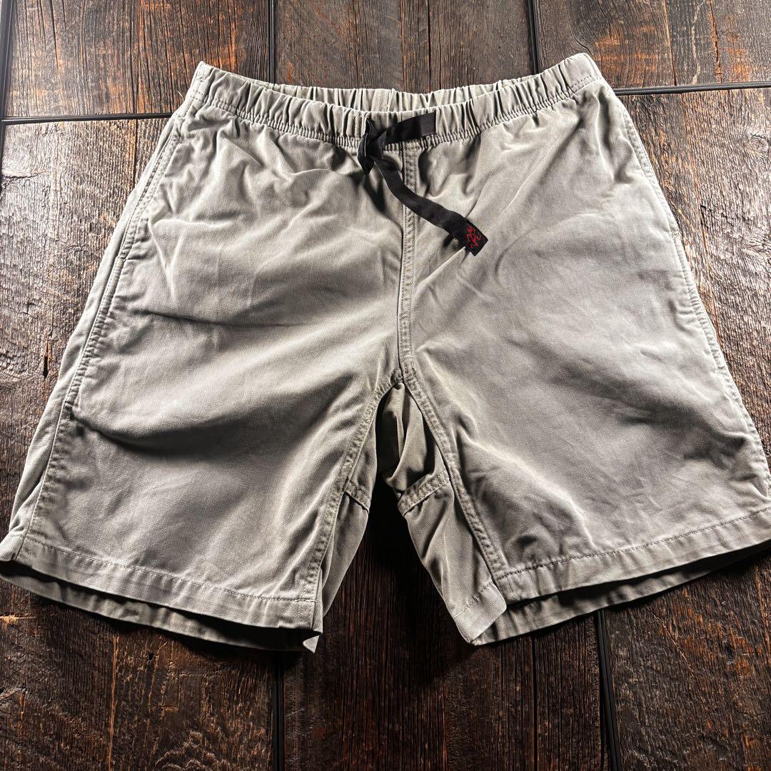古着　グラミチ　ハーフパンツ　カーキグリーン　L ショーツ　短パン