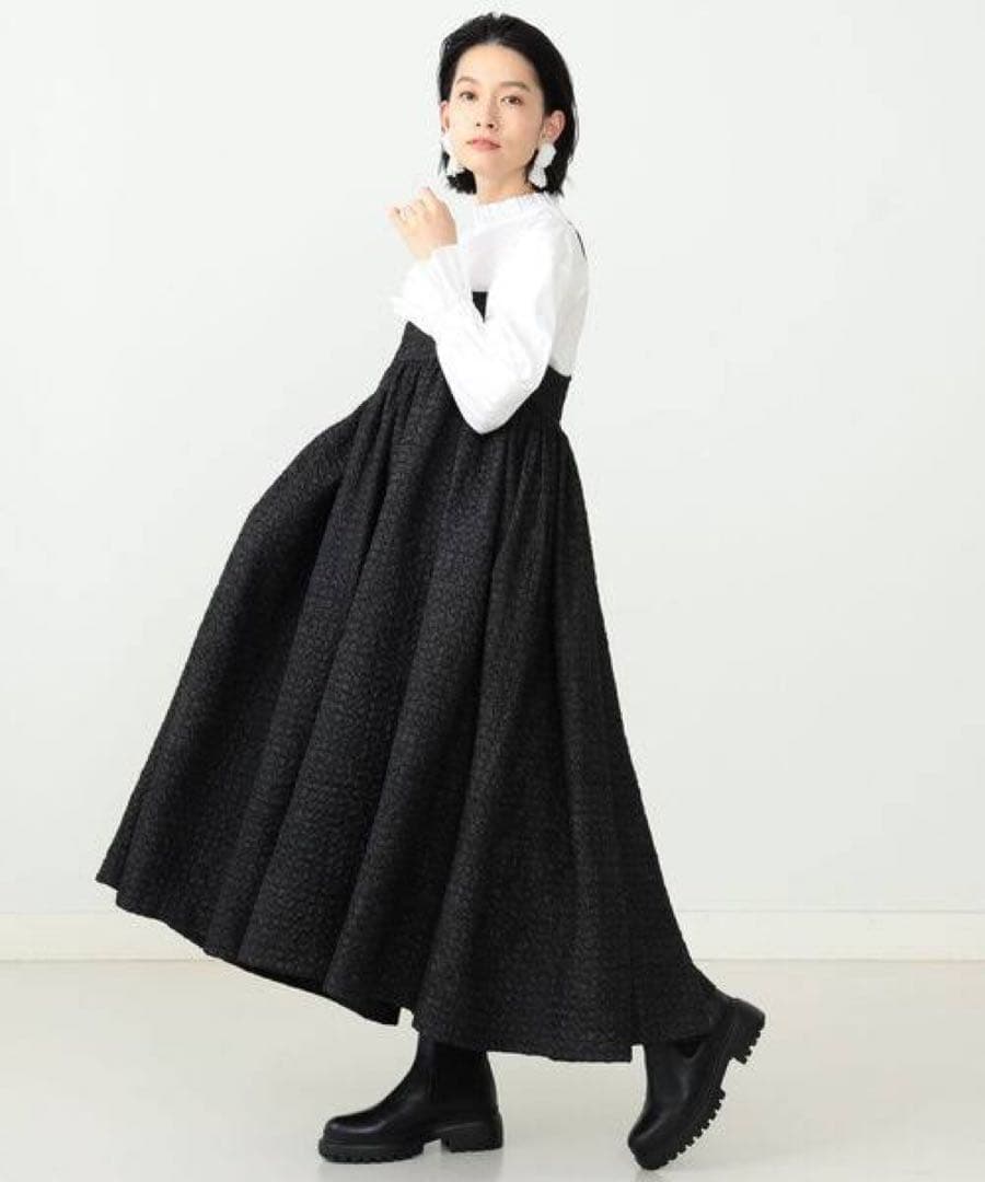 CAROLINA GLASER(カロリナグレイサー)ブラックキャミワンピース