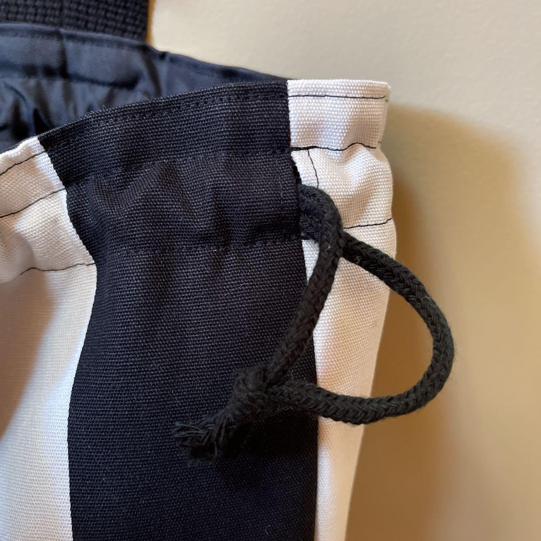 白黒ストライプ♡ボルドーフリル＋パイピング 入園入学オーダー