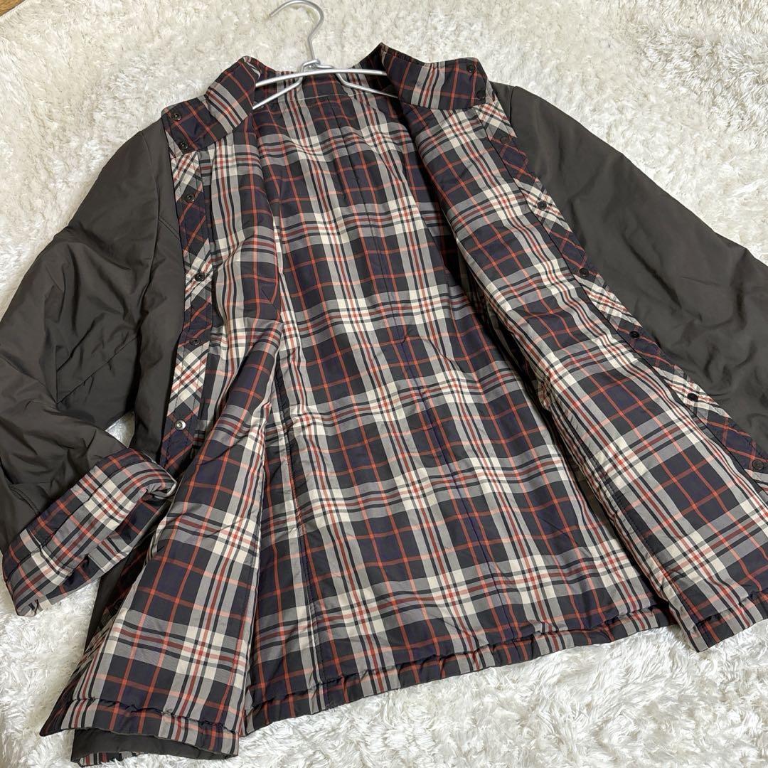 極美品・希少サイズ】レリアン リバーシブルコート 中綿