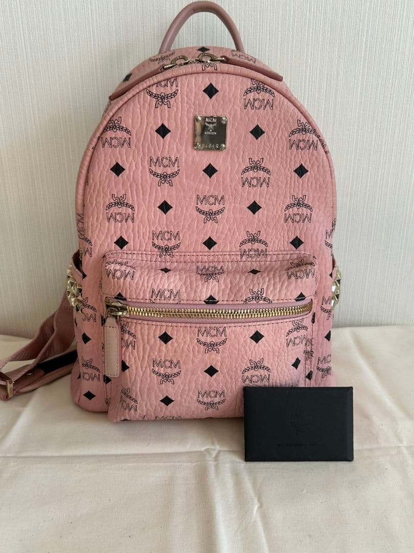 MCM リュック ソフトピンク スモール - メルカリ