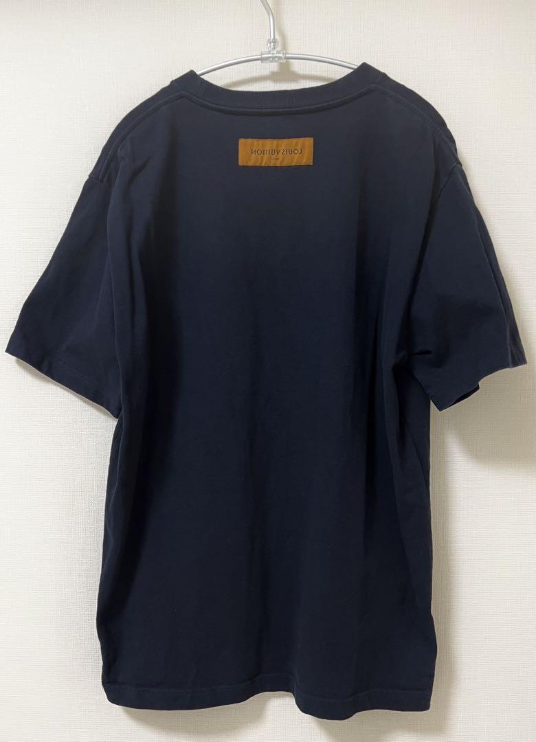 正規品 LOUIS VUITTON フラワー ロゴ刺繍 半袖 Tシャツ