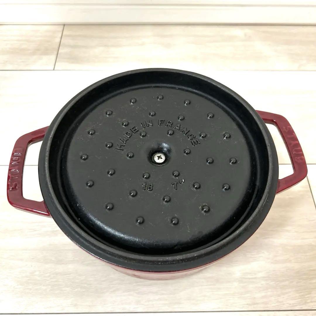 最終値下げstaub 18cm ストウヴ　ストーヴ