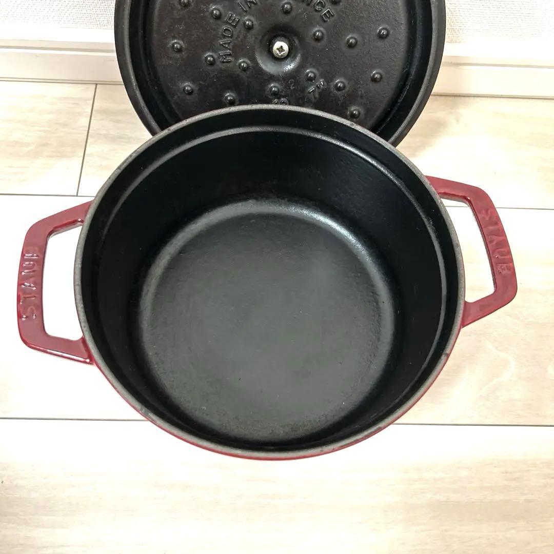 最終値下げstaub 18cm ストウヴ　ストーヴ