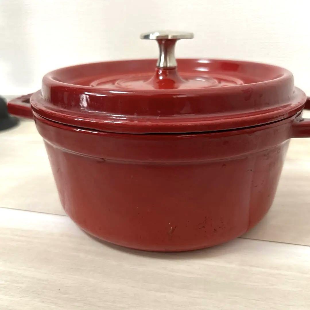 最終値下げstaub 18cm ストウヴ　ストーヴ
