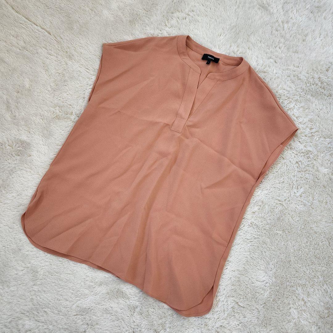極美品✨Theory スキッパープルオーバーブラウス L　とろみ