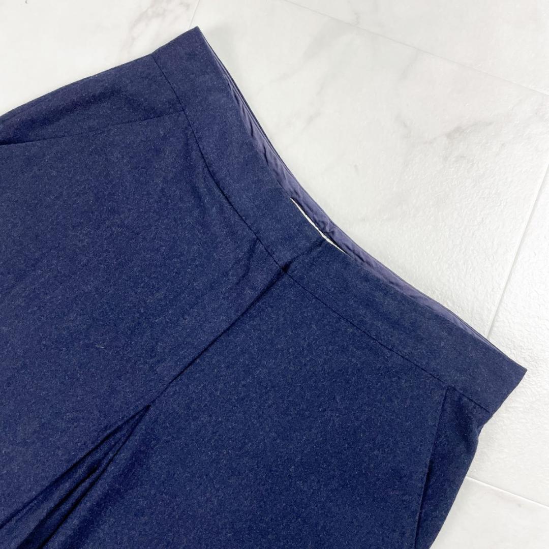 ステラマッカートニー ウールキュロットパンツ ネイビー サイズ