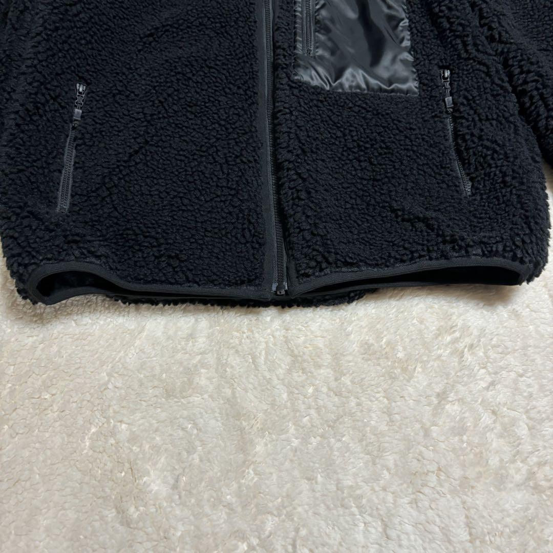 【美品】TATRAS タトラス CARUNA ボアジャケット ブルゾン 黒 L