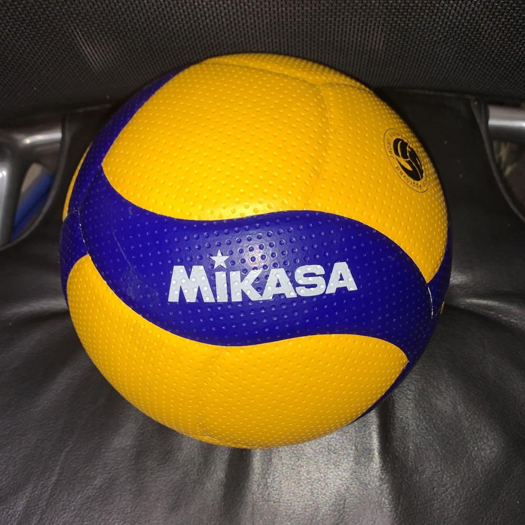 MIKASA バレー5号 国際公認球 高校試合球 黄/青 V300W