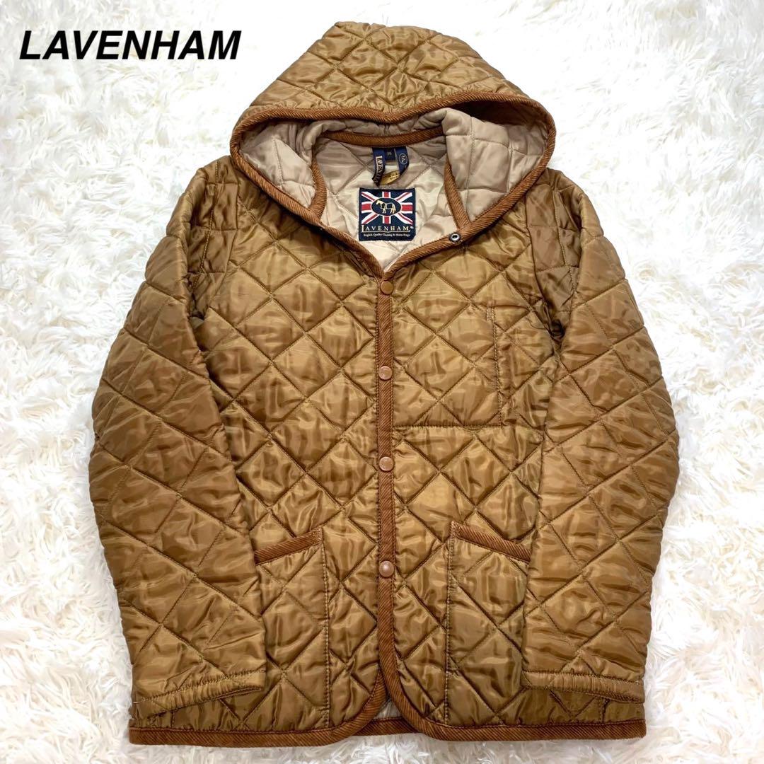 【美品】LAVENHAM ラベンハム キルティングコート 36 英国製