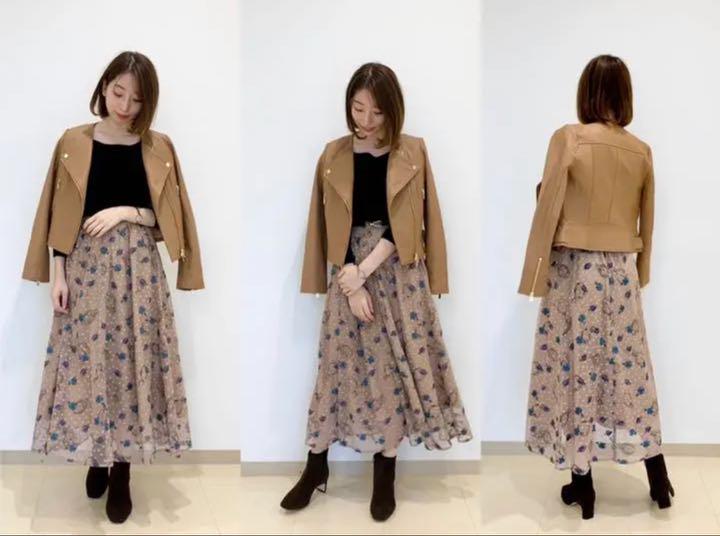 チュールリボン刺繍スカート / GRACE CONTINENTAL | GRACE