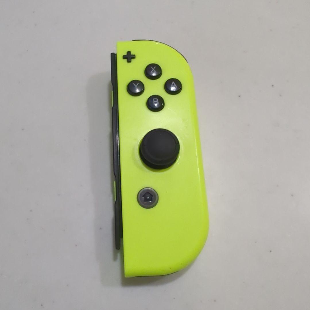 Switch rightイエロー少しジャンク Nintendo Switch 蛍光イエロー コントローラー右側 ジャンク