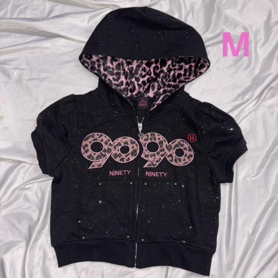 トップス 9090 OG Logo Glitter Half Zip Hoodie
