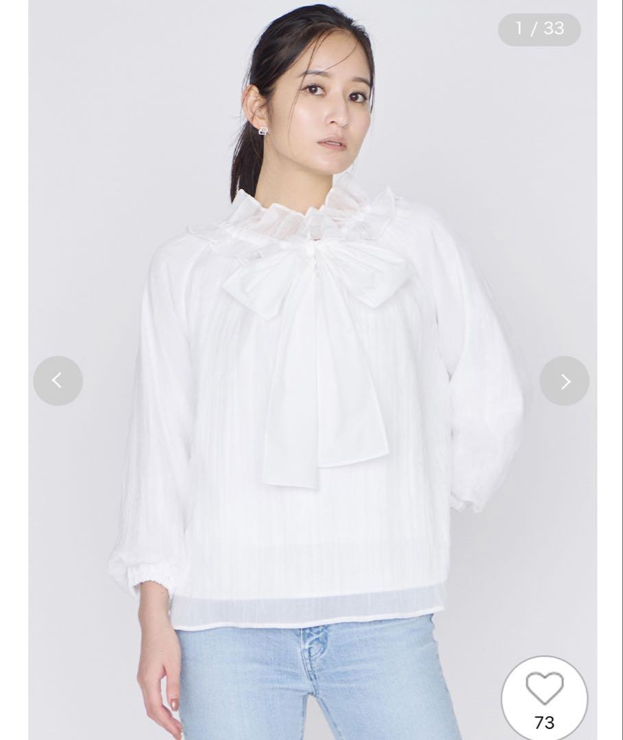 新品/セルフォード/シアースモックブラウス
