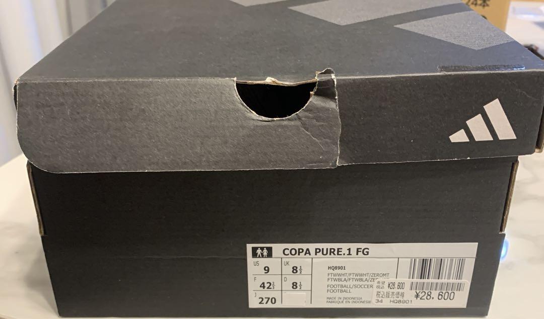 新品未使用 adidas COPA PURE.1 FG サッカース 27.0