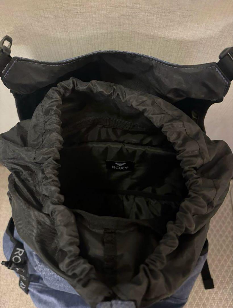美品　ほぼ未使用　ROXY バックパック　CITIESインディゴ　21L