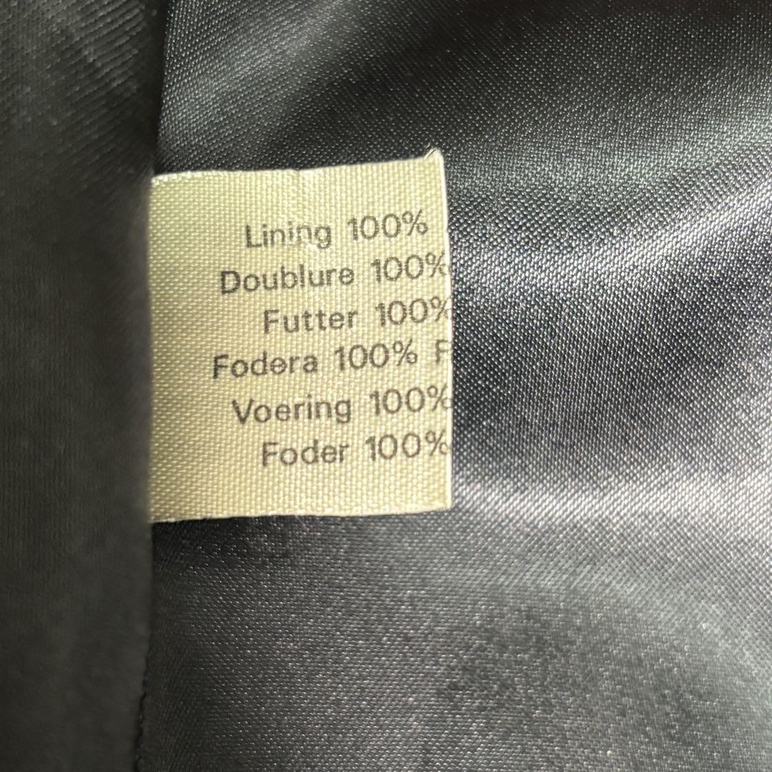 イギリス製 高級 カシミヤ100％ ロングコート ダブル 黒