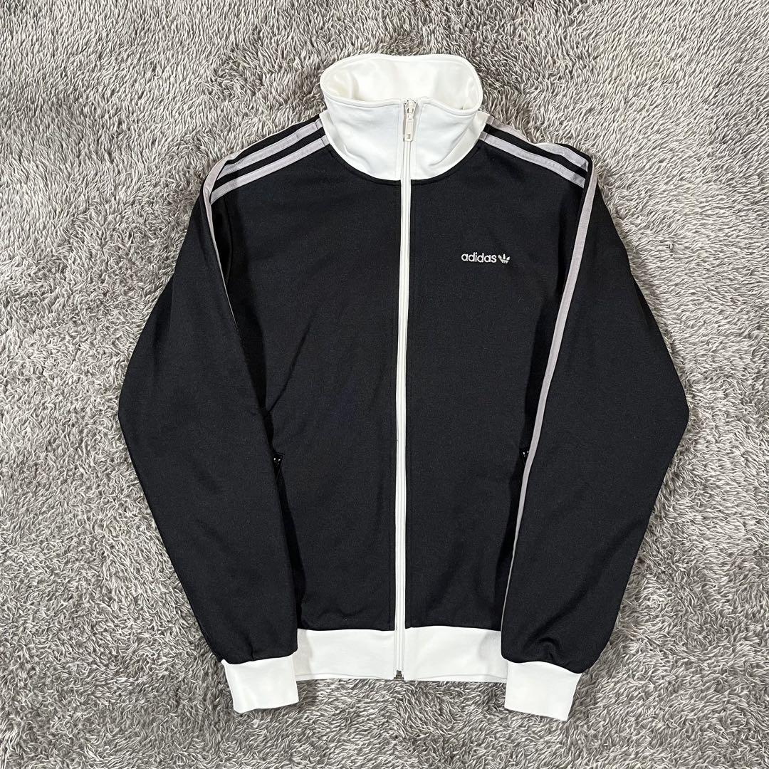 adidas トレフォイルロゴ ハイネック トラックジャケット ジャージ