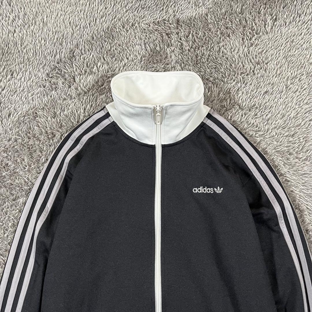 adidas トレフォイルロゴ ハイネック トラックジャケット ジャージ