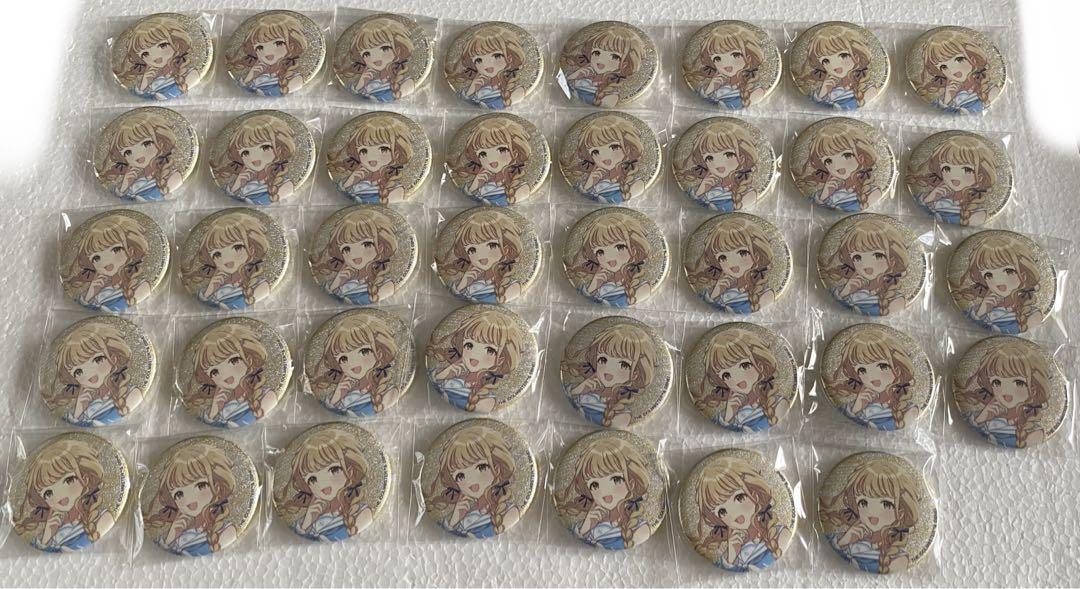 学園アイドルマスター グリッター缶バッジ 藤田ことね The 1st