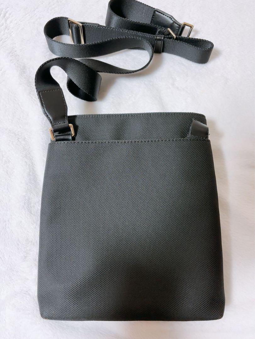 ポールスミス ショルダーバッグ クラシックマルチストライプ シボ革 レザー 黒 中古・古着通販】Paul Smith (ポールスミス) マルチストライプ