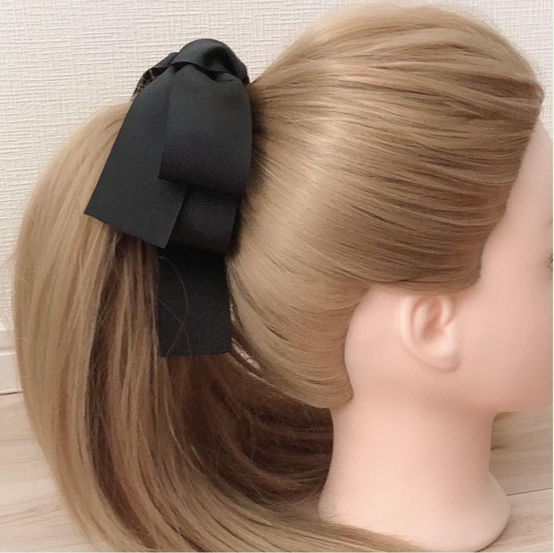 たらりんリボンバナナクリップ Black