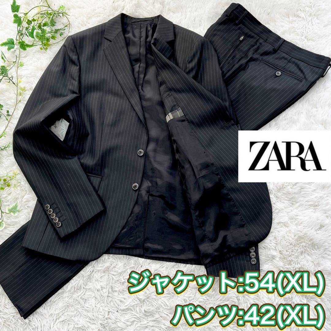 ポイント10倍】 良品⭐️ZARA MAN、メンズスーツ上下、濃灰色