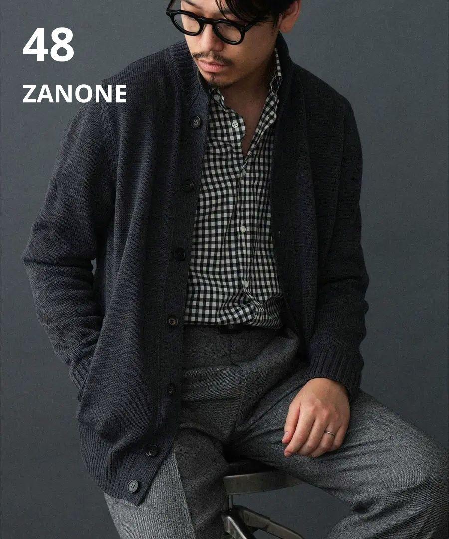 【新品/タグ付】ZANONE CHIOTO 24AW チャコールグレー48サイズ