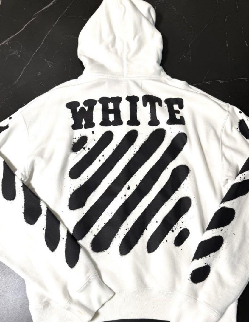Off-White パーカー バックプリント Ｍサイズ