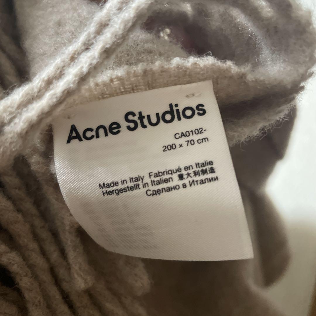 acne studios マフラー オートミール ベージュ