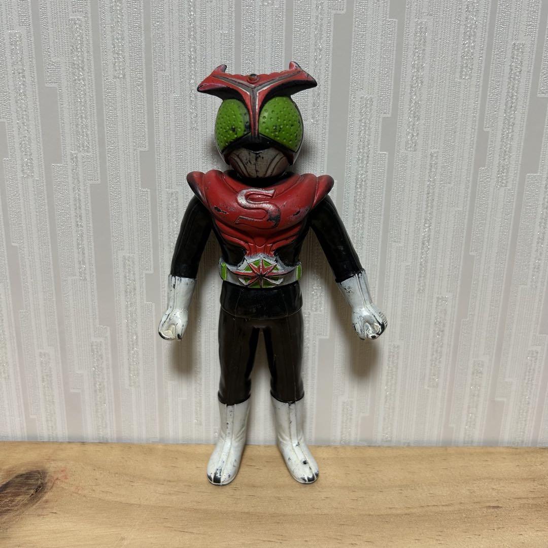 仮面ライダー　ストロンガー　ソフビ　ポピー　年代物　当時物