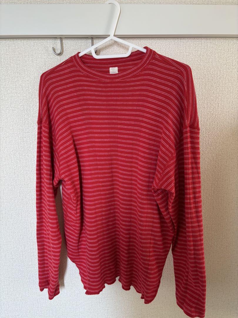 トップス OSHIMAREI ALL RIB SKIN LONGSLEEVE TSHIRT