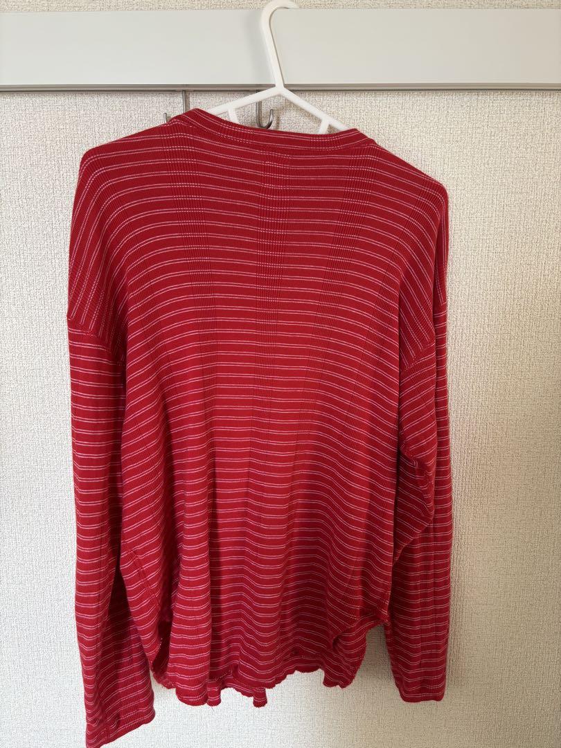 トップス OSHIMAREI ALL RIB SKIN LONGSLEEVE TSHIRT