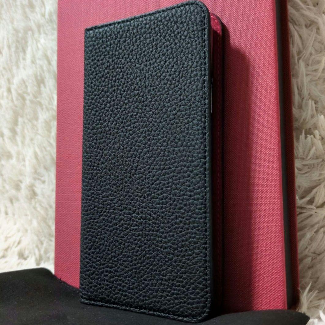 極美品 付属品完備 BONAVENTURA iPhone12 手帳型ケース 黒赤