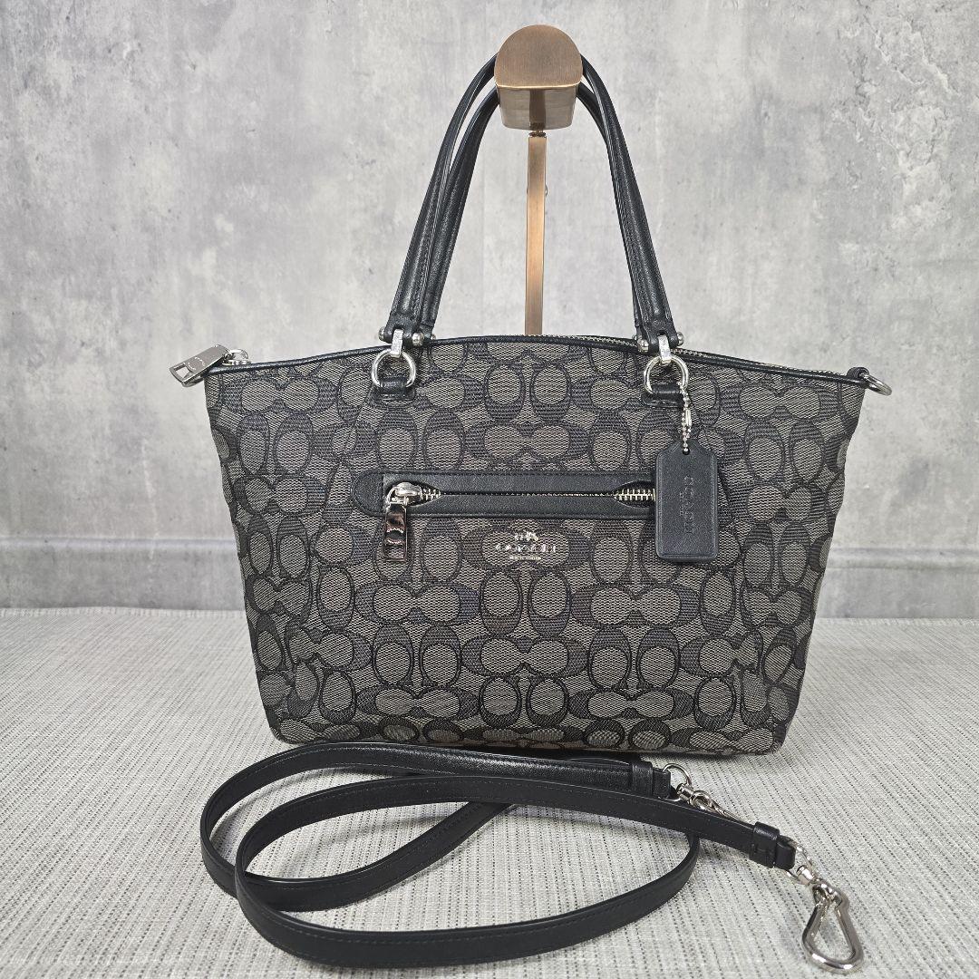 極美品　レア　COACH　コーチ　2way　ショルダーバッグ　トートバッグ